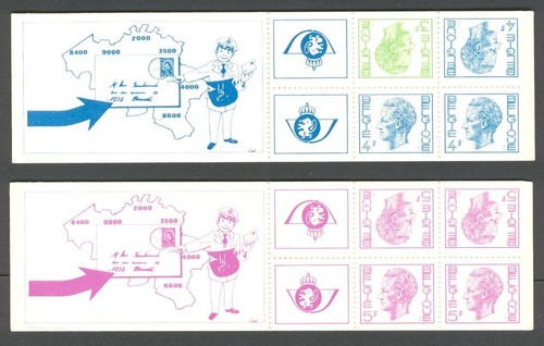 Belgium 1973 booklets mnh - be,